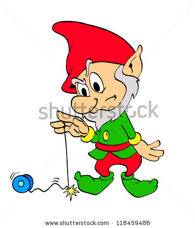 Elf Christmas Elf With Yo Yo Stock Photo 118459486   Shutterstock