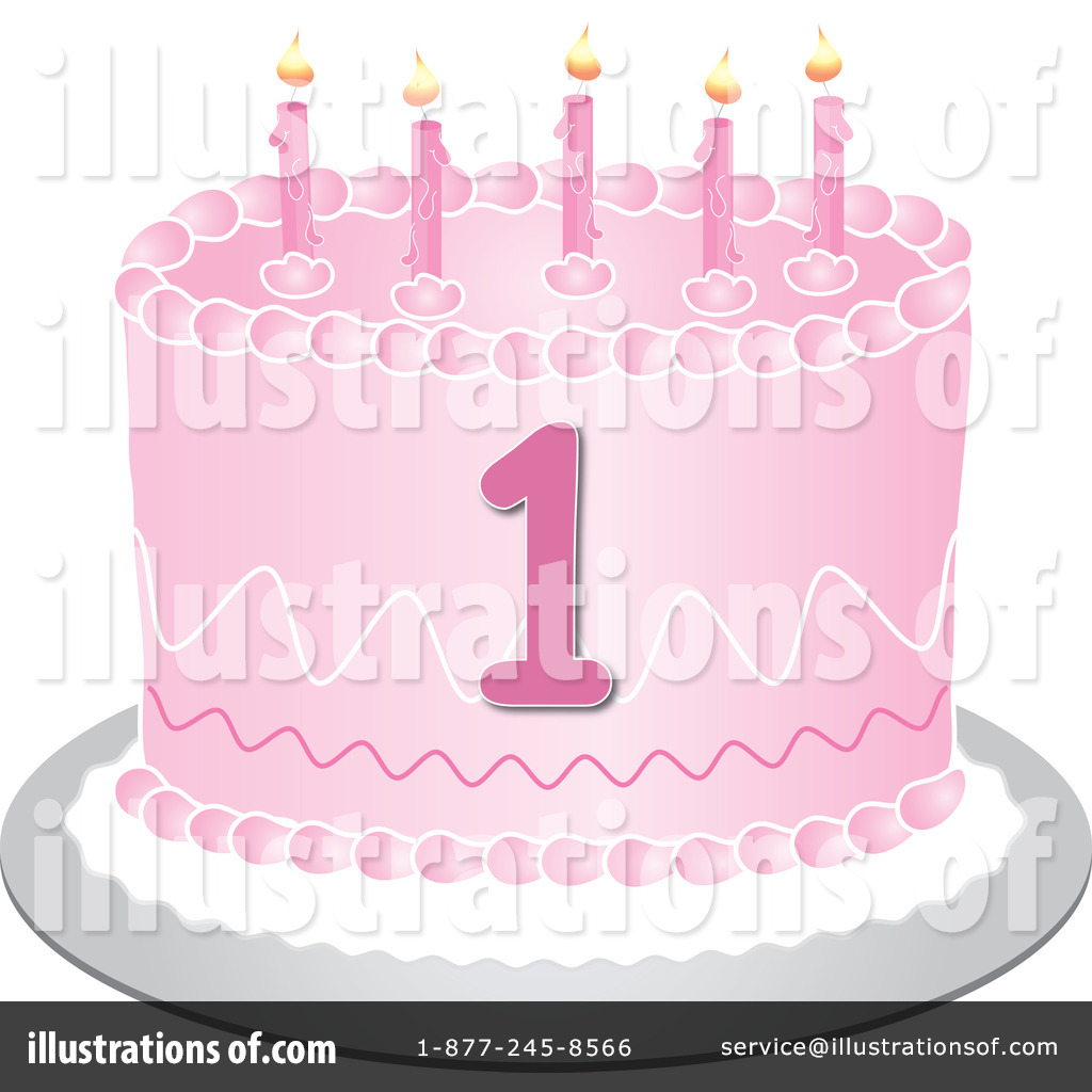 Free  Rf  Birthday Cake Clipart Illustration  1055970 By Pams Clipart