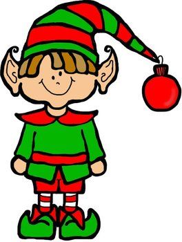 Oodles Of Doodles  Santa And Elf Christmas Clip Art