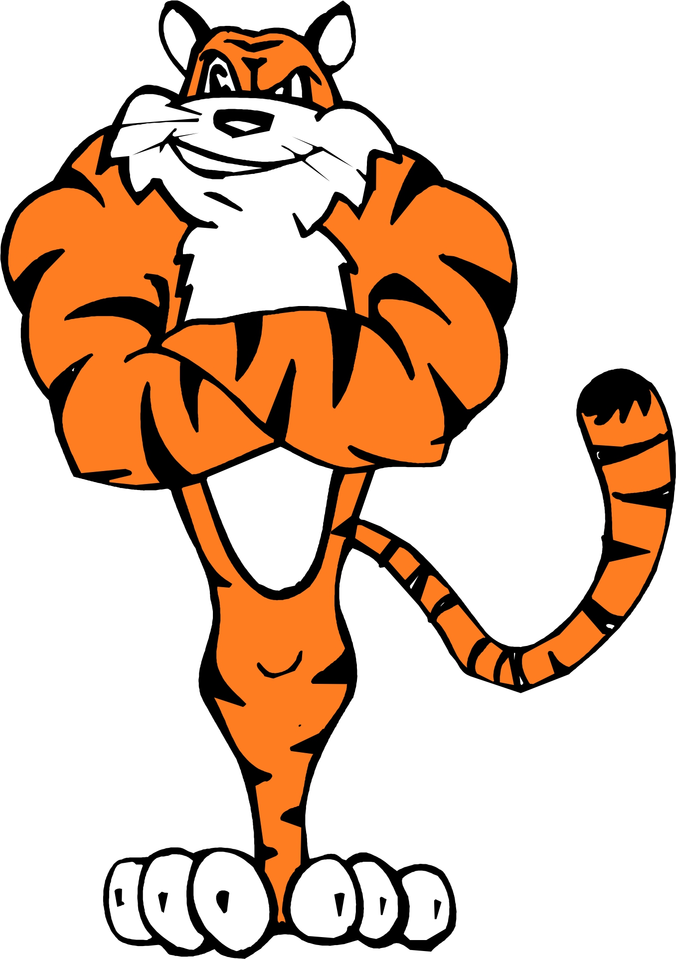 Picture Of A Cartoon Tiger   Clipart Best