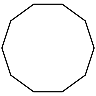 Pin Decagon 10 Sided Polygon Mathtutorvistacom On Pinterest