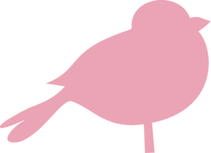 Pink Chubby Bird 2 Clip Art At Clker Com   Vector Clip Art Online
