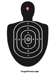 Printable Shooting Targets   Print Free Gun Range Target