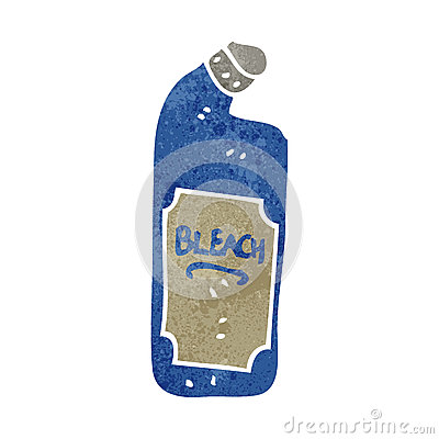 Retro Cartoon Bleach Bottle Stock Photography   Image  37601262