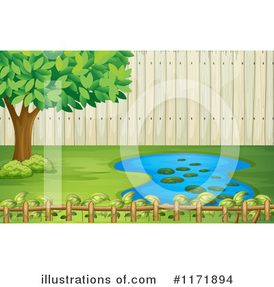 Royalty Free  Rf  Pond Clipart Illustration By Colematt   Stock Sample