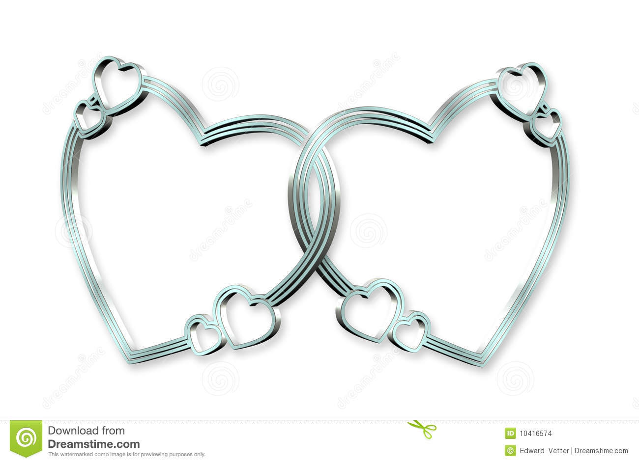 Silver Heart Clipart Silver Hearts Clip Art Or