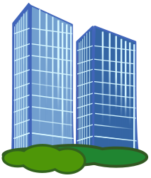 Tall Building Clipart Tall Glass Building
