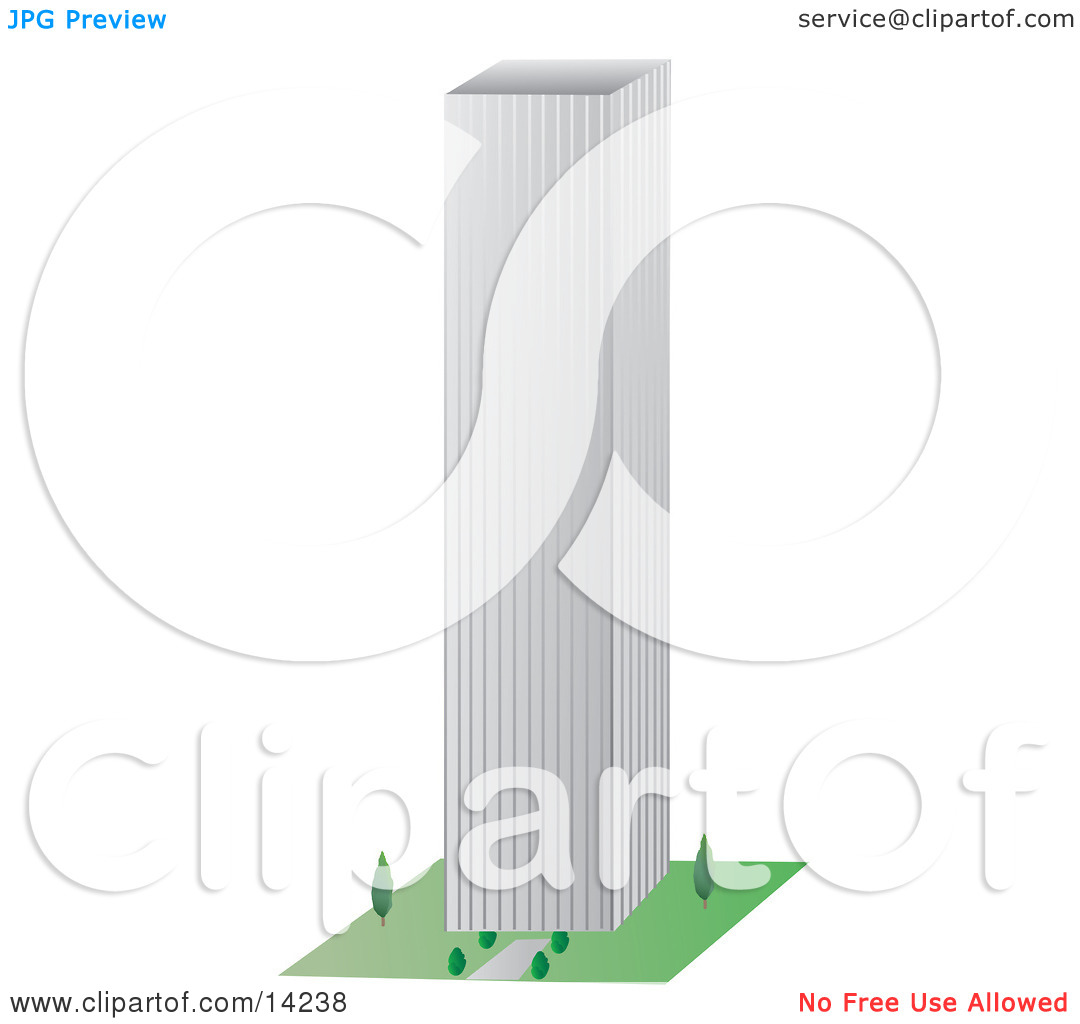 Tall City Building Clipart Illustration By Rasmussen Images  14238