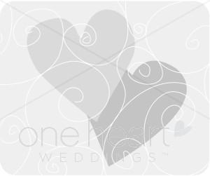 Two Silver Hearts Clipart