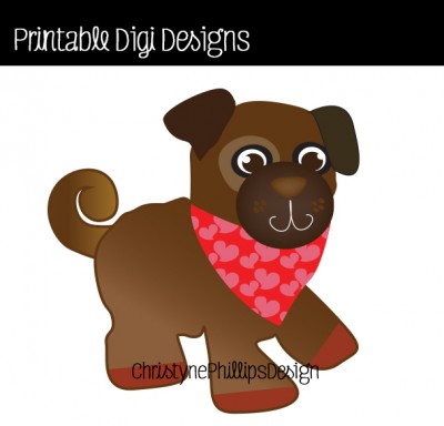 Valentine Puppy Dog Clipart   1 00 Cute Valentine Puppy Dog Clipart    
