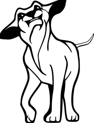 Angry Dog 2   Vector Clip Art