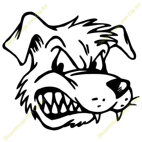 Angry Dog Running Clipart Angry Dog