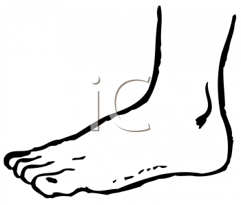 Bare Foot   Royalty Free Clip Art Image