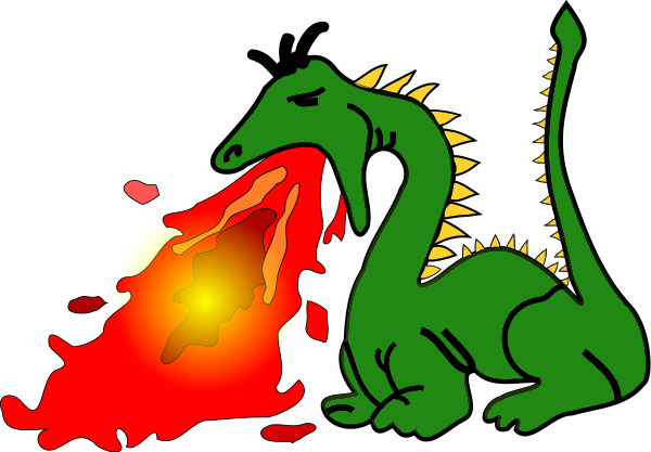 Breathing Clipart Fire Breathing Dragon Png
