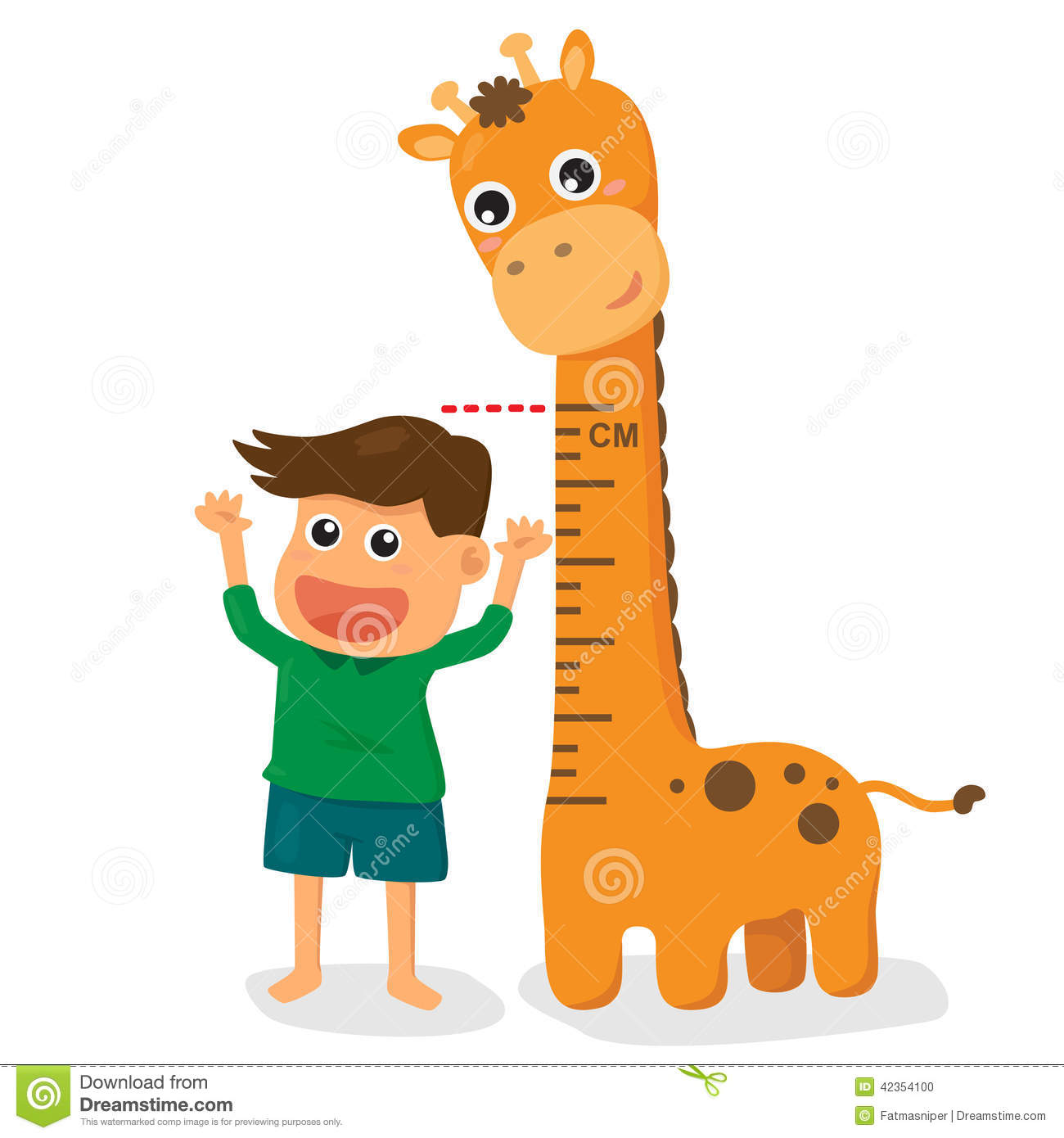 Children Grow Taller Stock Illustration   Image  42354100