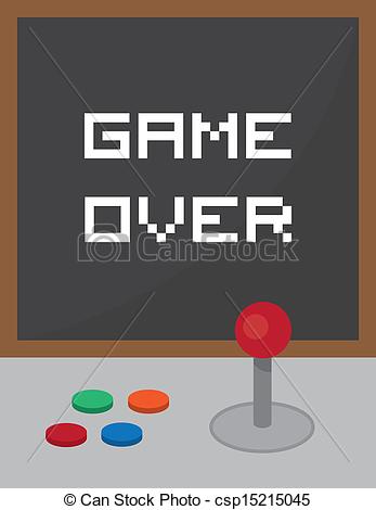 Game Over   Stock Illustration Royalty Free Illustrations Stock Clip