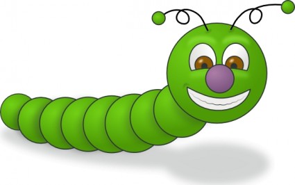 Green Worm Clip Art Free Vector In Open Office Drawing Svg    Svg