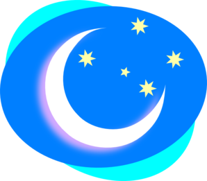 Nighttime Clipart Crescent And Stars Md Png