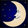 Nighttime Moon Clipart