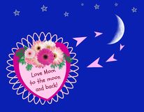 Pink Moon Stock Vectors Illustrations   Clipart