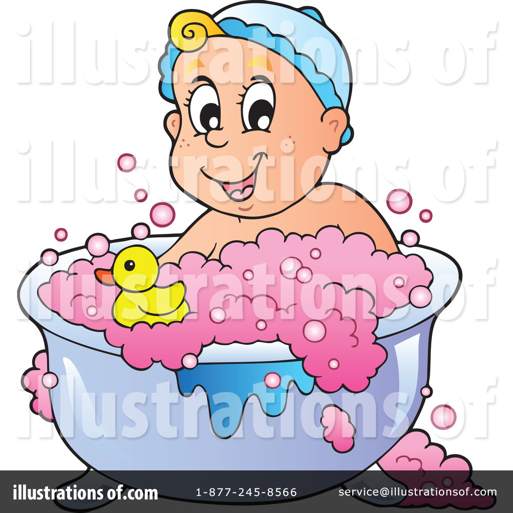 Royalty Free  Rf  Bath Time Clipart Illustration By Visekart   Stock