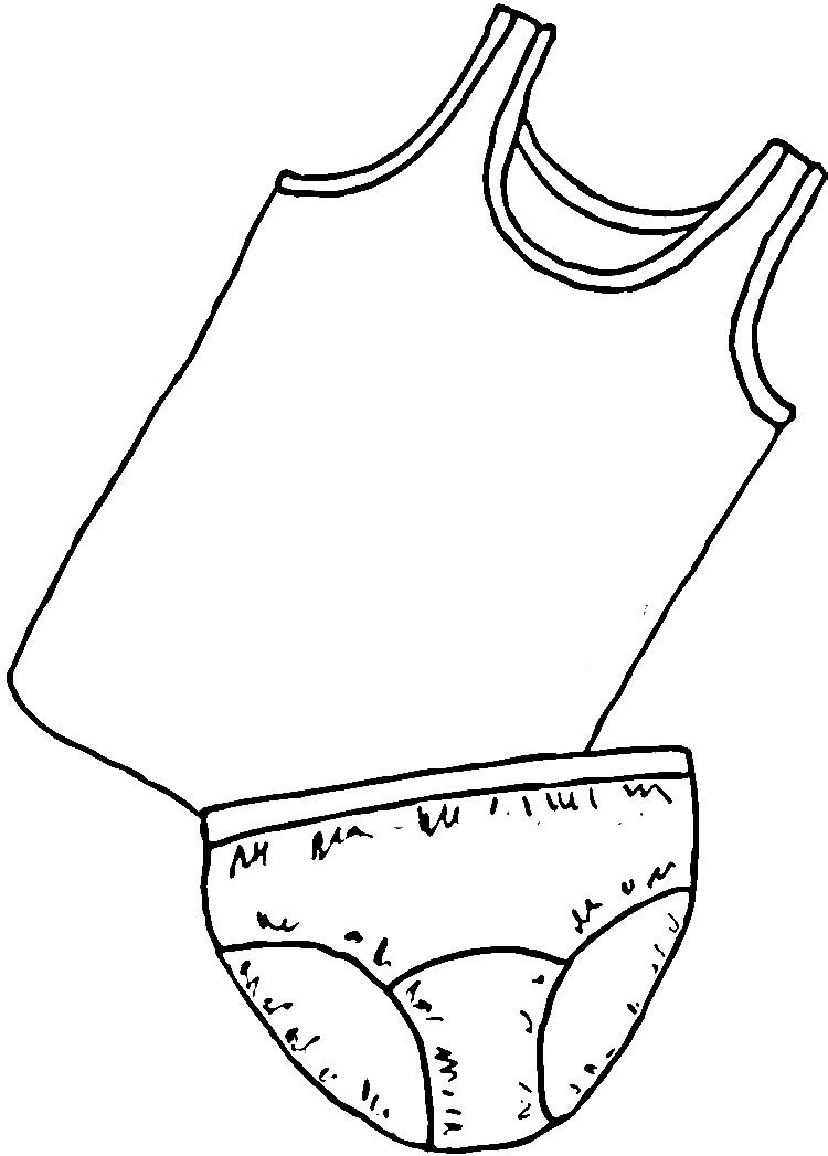 Underwear Colouring Pages Picture