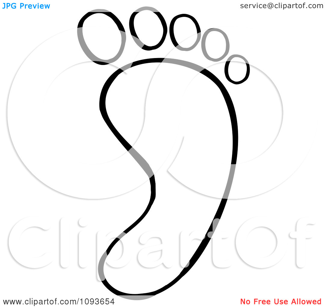Vulnerability Clipart Clipart Black And White Foot Royalty Free Vector