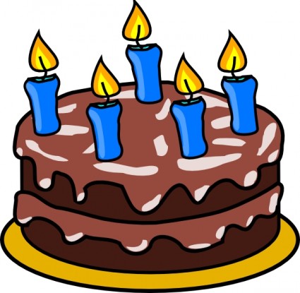 Birthday Cake Clip Art Free Vector 169 38kb