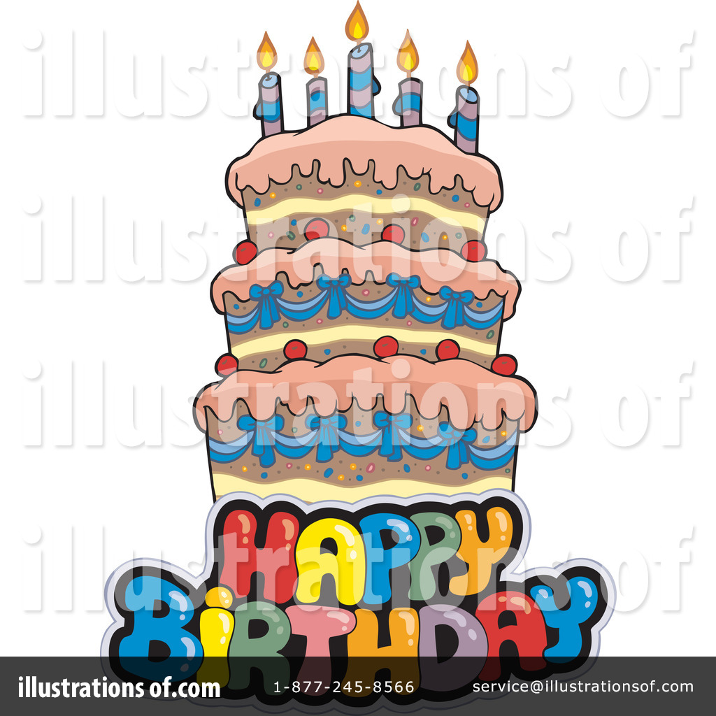 Birthday Cake Clipart  231424 By Visekart   Royalty Free  Rf  Stock