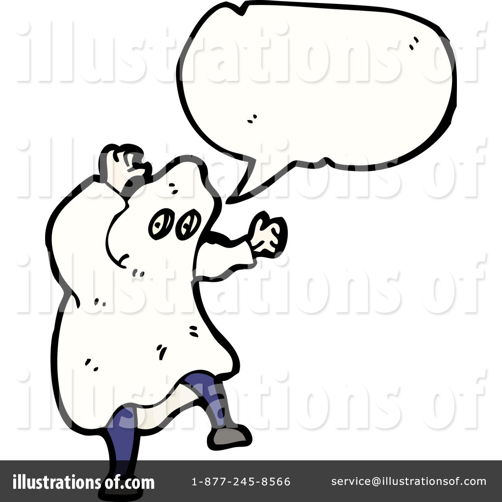 Ghost Costume Clipart  1199836 By Lineartestpilot   Royalty Free  Rf
