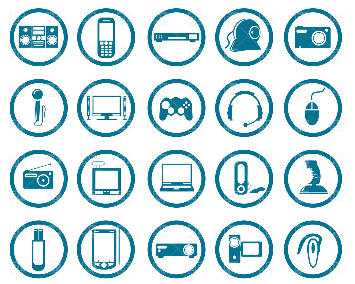 Home Electronics Icons 4577 Icons And Emblems Download Royalty Free
