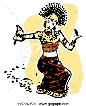 Of A Traditional Malaysian Dancer  Clipart Illustrations Gg62249501