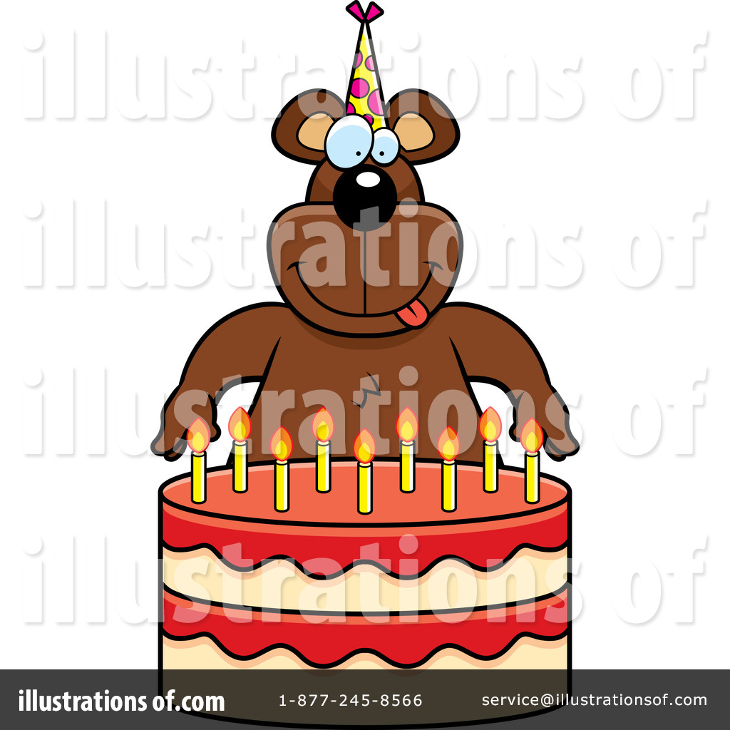 Royalty Free  Rf  Birthday Cake Clipart Illustration  1109199 By Cory