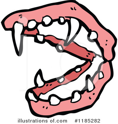 Royalty Free  Rf  Vampire Teeth Clipart Illustration  1185282 By