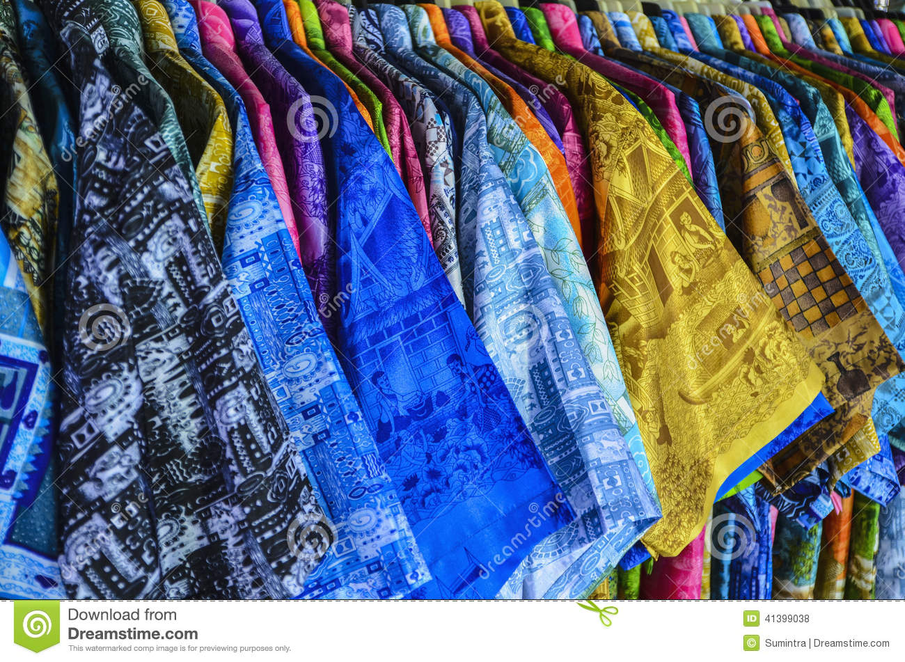 This Colorful Clothing Thailandclothes Pattern Thailand