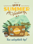 Vintage Summer Vacation Poster Vintage Summer Vacation Poster Vintage
