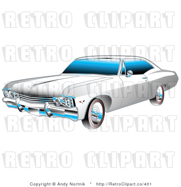 1967 Chevrolet Ss Impala Retro Royalty Free Vector Clipart By Andy