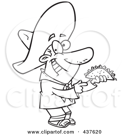 437620 Royalty Free Rf Clip Art Illustration Of A Black And White