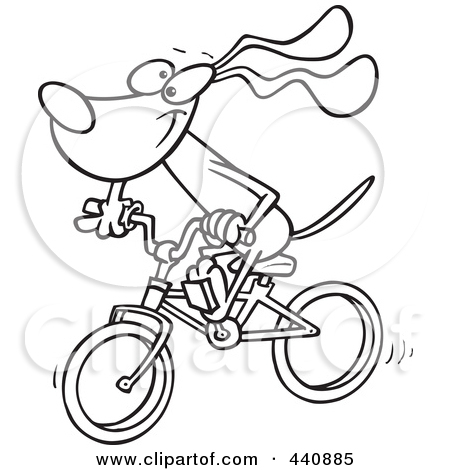 Bicycle Clip Art Black And White