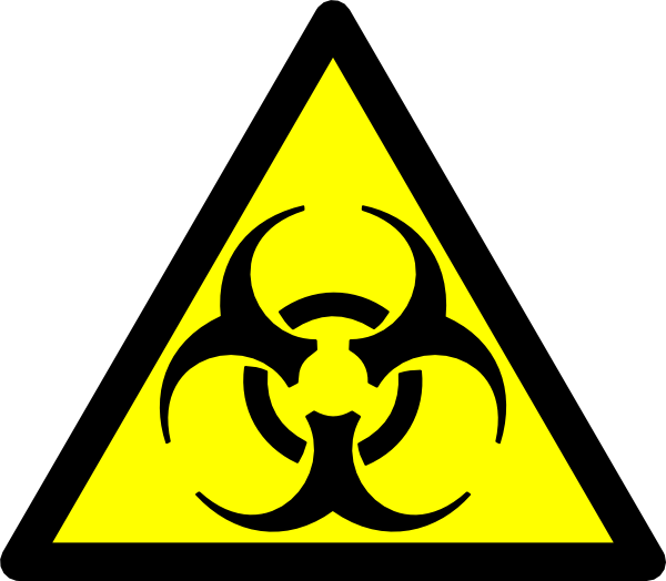 Biohazard Road Symbol Clip Art At Clker Com   Vector Clip Art Online