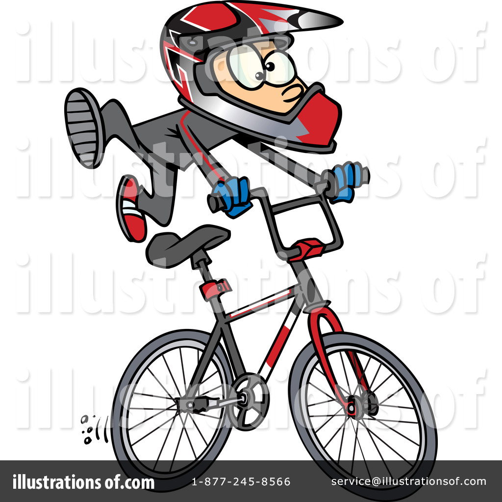Bmx Clipart  440994 By Ron Leishman   Royalty Free  Rf  Stock