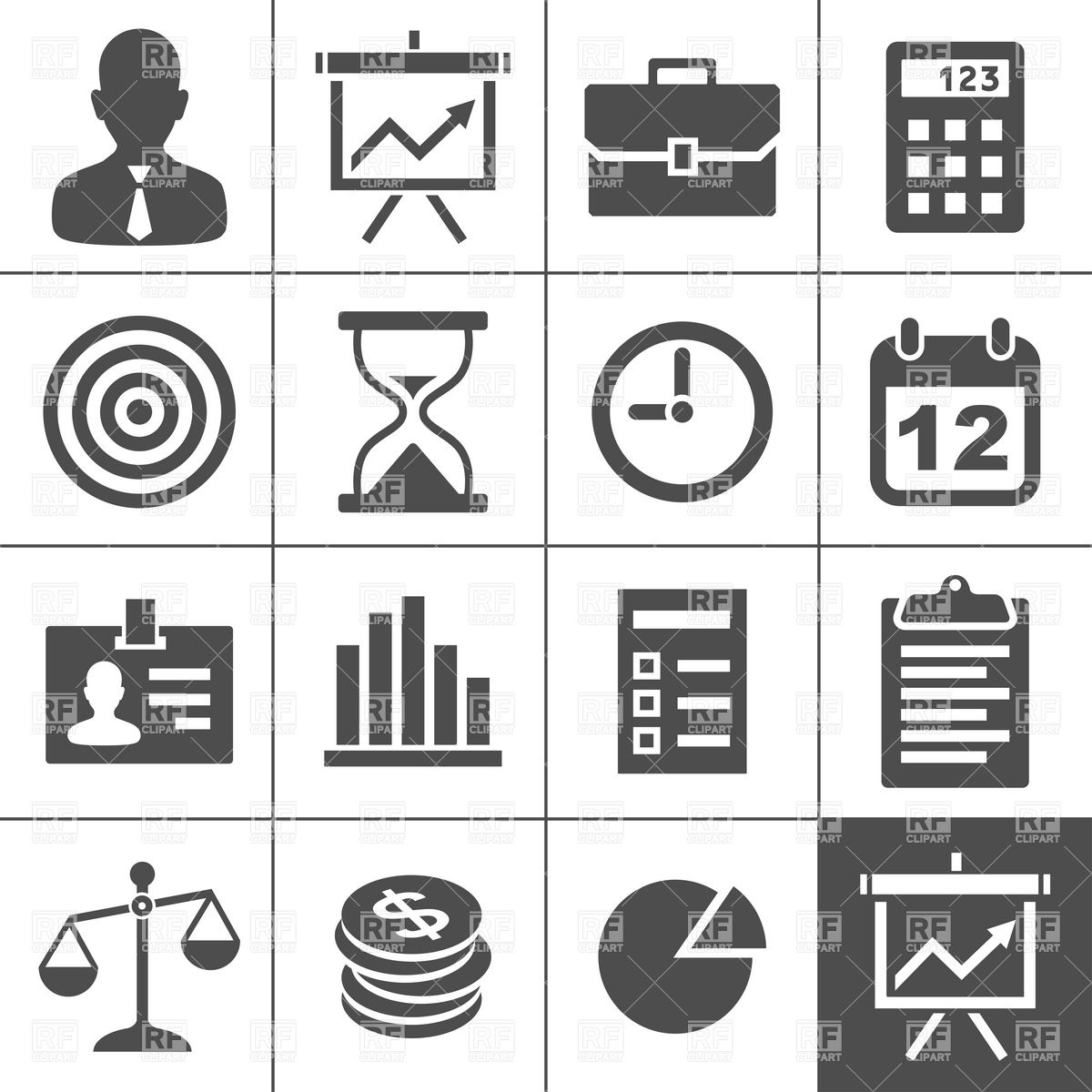 Business And Economic Indexes Icons 12524 Icons And Emblems    