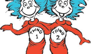 Dr Seuss Coloring Pages Thing 1 And Thing 2 Thing One And Thing Two    