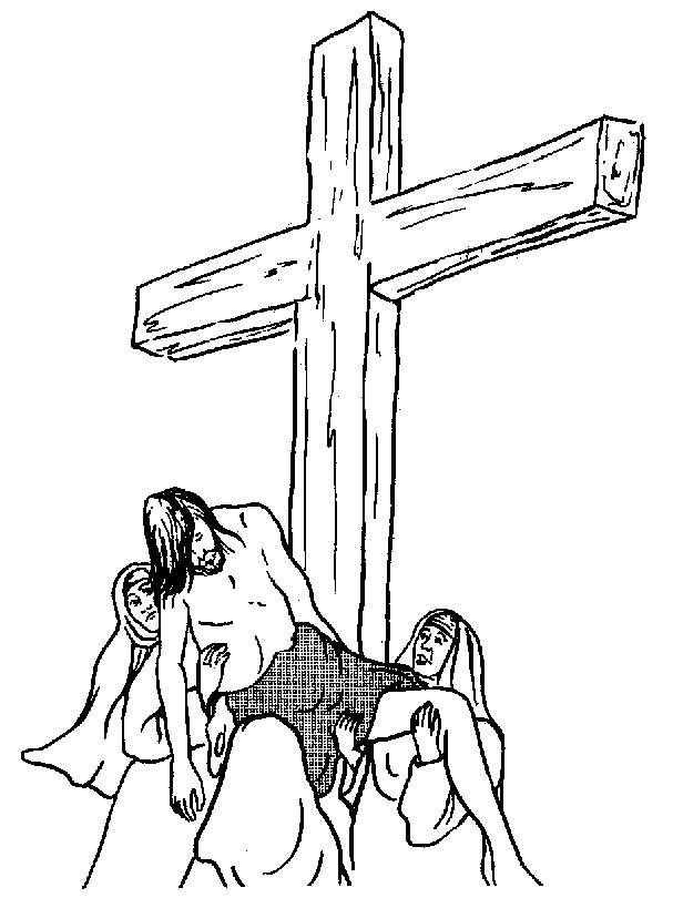 Free Christian Pictures And Jesus Christ Images Coloring Pages Clip    