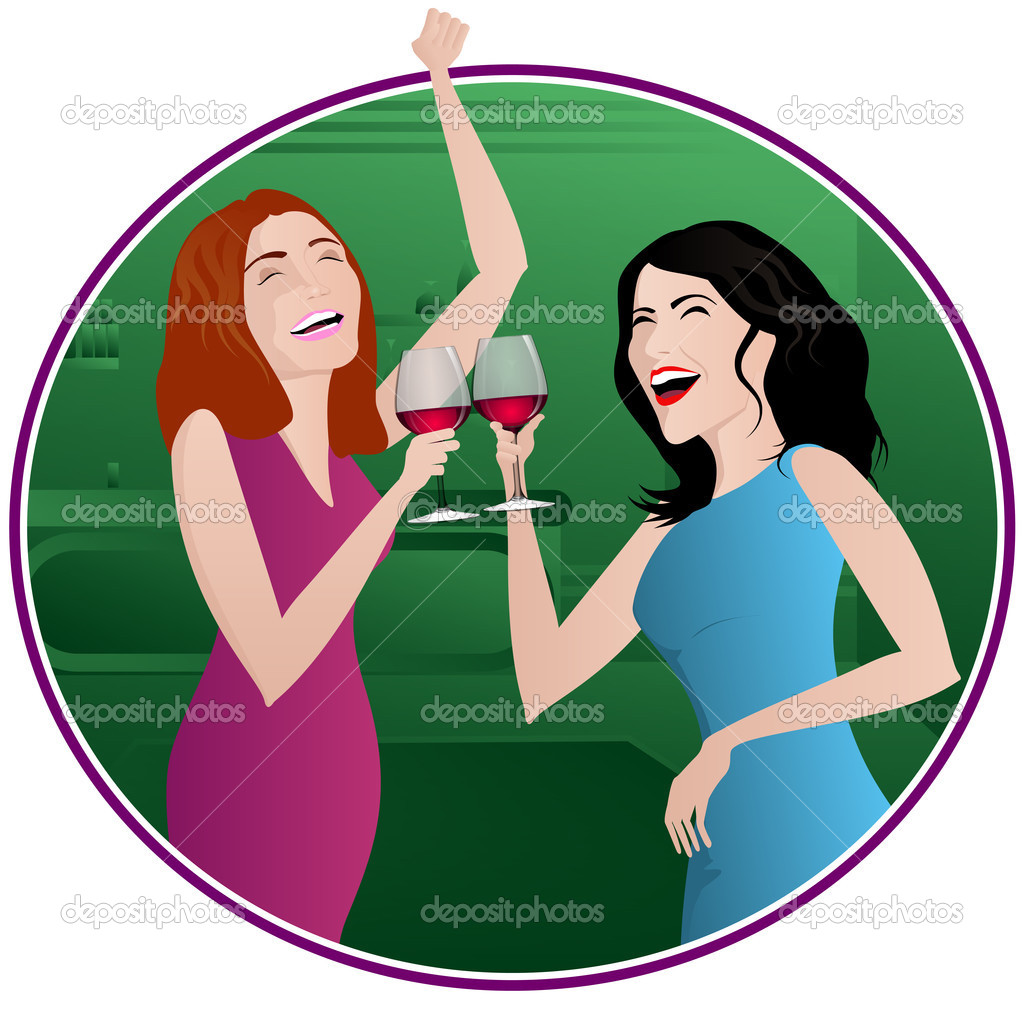 Girls Night Out   Stock Vector   Gleighly  12467136