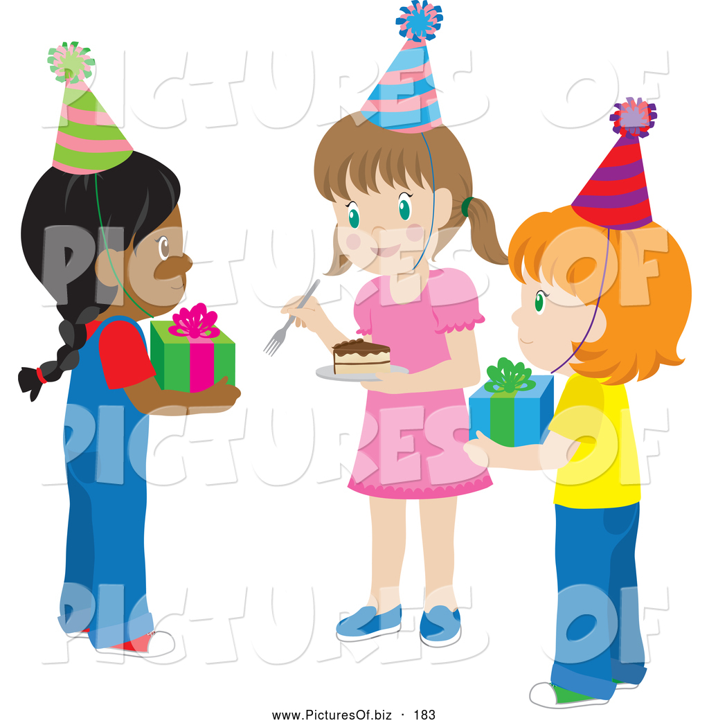 Group Of Girls Clipart Vector Clipart Of A Group Of
