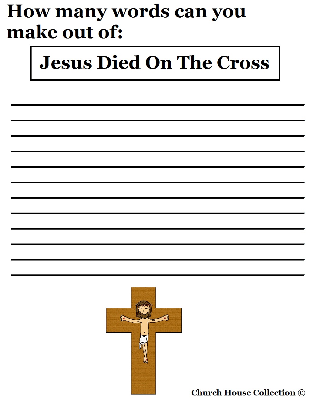 Jesus On The Cross Clipart Jesus Died On A Cross