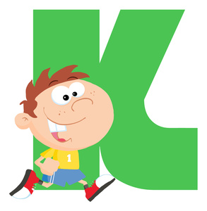 Kid Clipart Image   Letter K Is For Kid   Letters Of The Alphabet