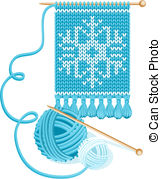 Knitting Illustrations And Clipart
