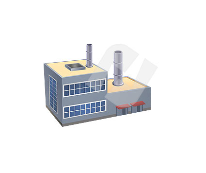 Manufacturing Facility Clipart Plant Vector Clip Art